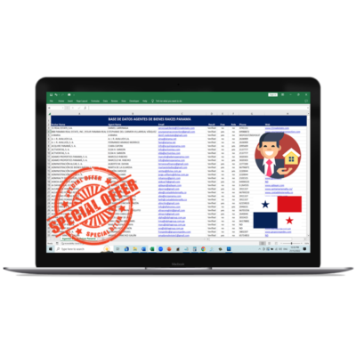 Base de Datos Agentes de Bienes Raíces Panamá