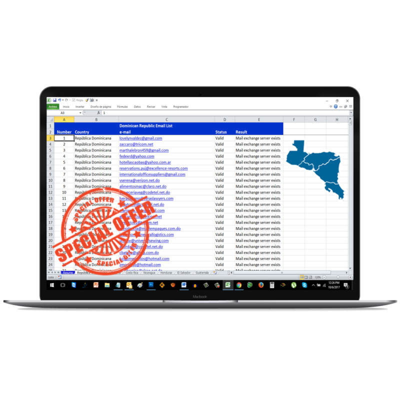 Emails de Empresas en Centroamérica