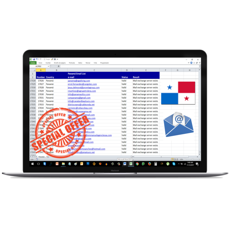Emails de Empresas en Panamá
