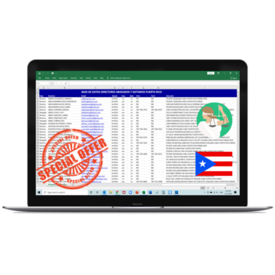 Base de Datos Abogados y Notarios Puerto Rico