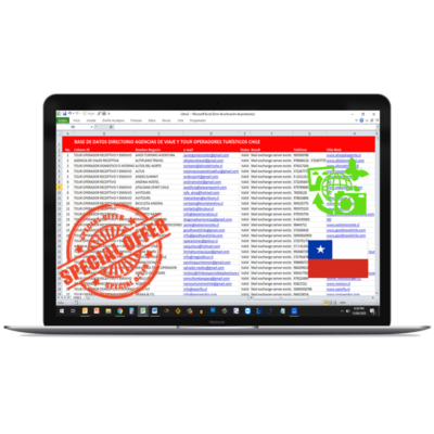 Base de Datos Agencias de Viaje y Operadores Turísticos Chile